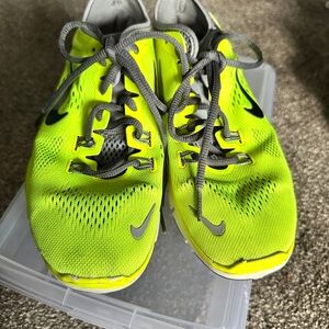 Nike Kids Neon Green Athletic Shoes